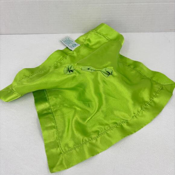 Russ Dibbles Frog Lovey Plush Green Polka Dot Padding Off Dreamland Satin Back - Picture 6 of 8